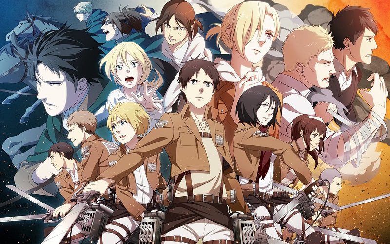 os 5 animes mais assistidos do mundo! #anime #shingekinokyojin