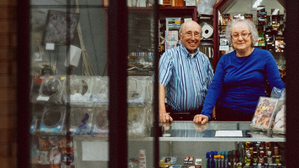 Karen e Barry Mason, proprietários da livraria e sex shop Circus of Books. 