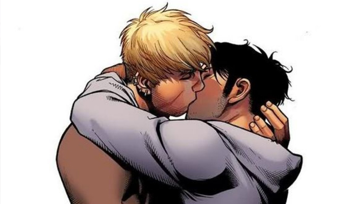 O primeiro beijo de Hulking e Wiccano - personagens LGBTQIA+ nos quadrinhos