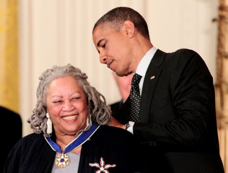 Toni Morrison e Barack Obama