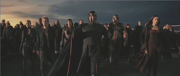 Magneto e seu exército.