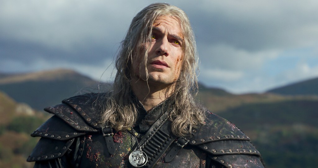 Henry Cavill como Geralt de Rívia na segunda temporada de The Witcher