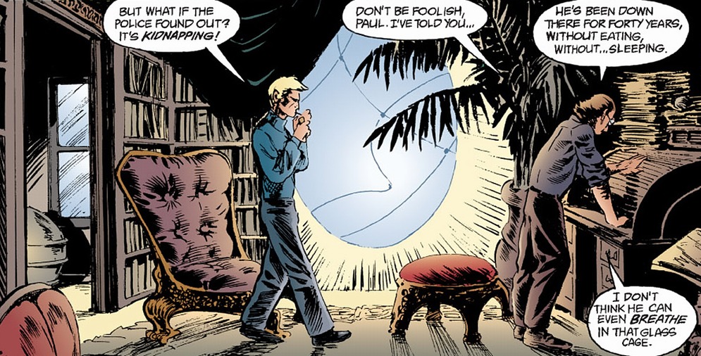 Alex Burgess é o primeiro personagem gay das narrativas de Neil Gaiman. Cena de Sandman.