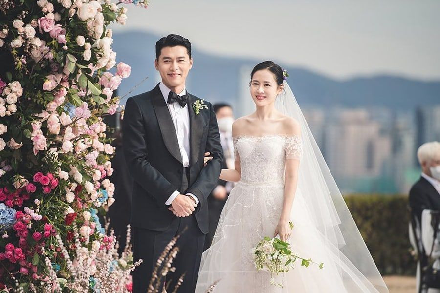 Fotos do casamento de Hyun Bin e Seo Ye Jin. | Crédito: divulgação