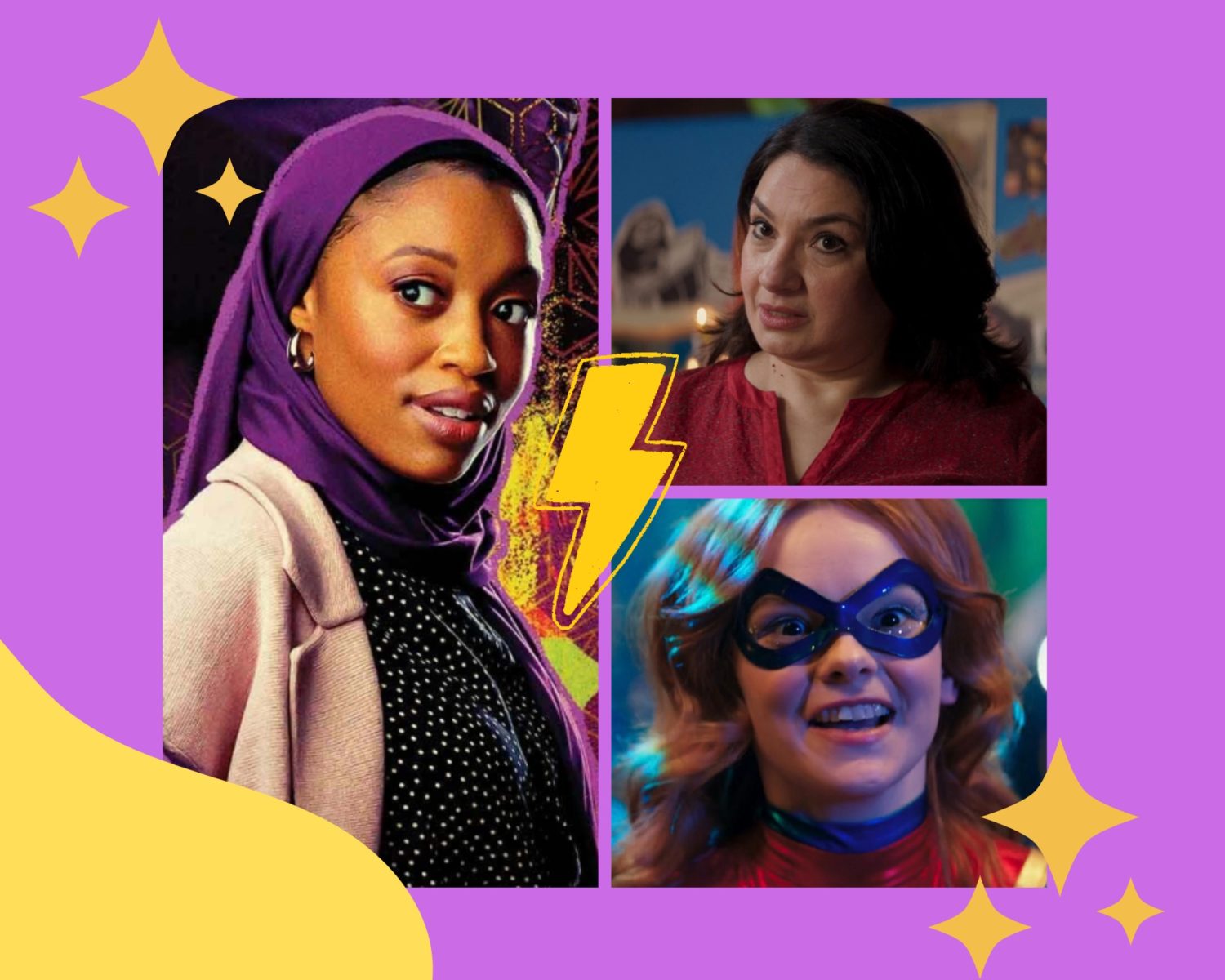 Tyesha, Muneeba e Zoe em Ms. Marvel