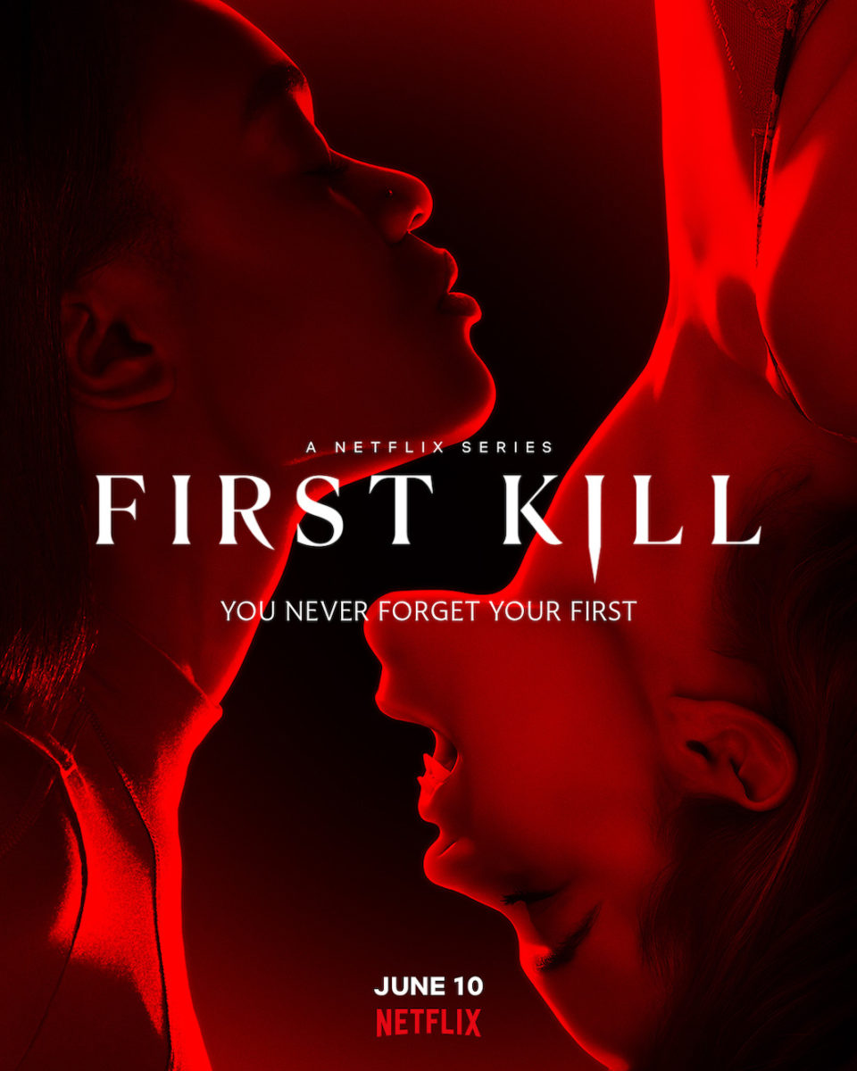 Arte oficial de First Kill, série da Netflix. 