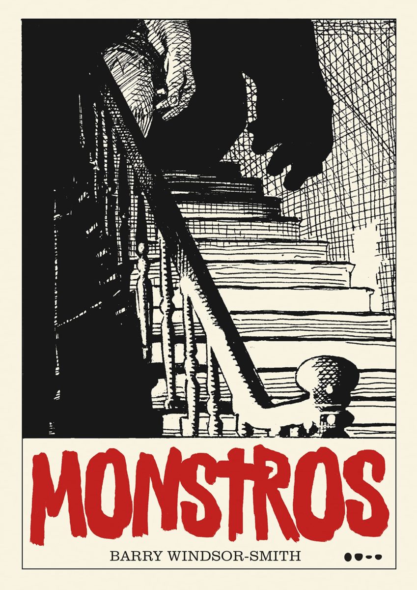 Capa do quadrinho "Monstros", do quadrinista Barry Windsor-Smith . A obra entra na lista dos melhores quadrinhos de 2022. 