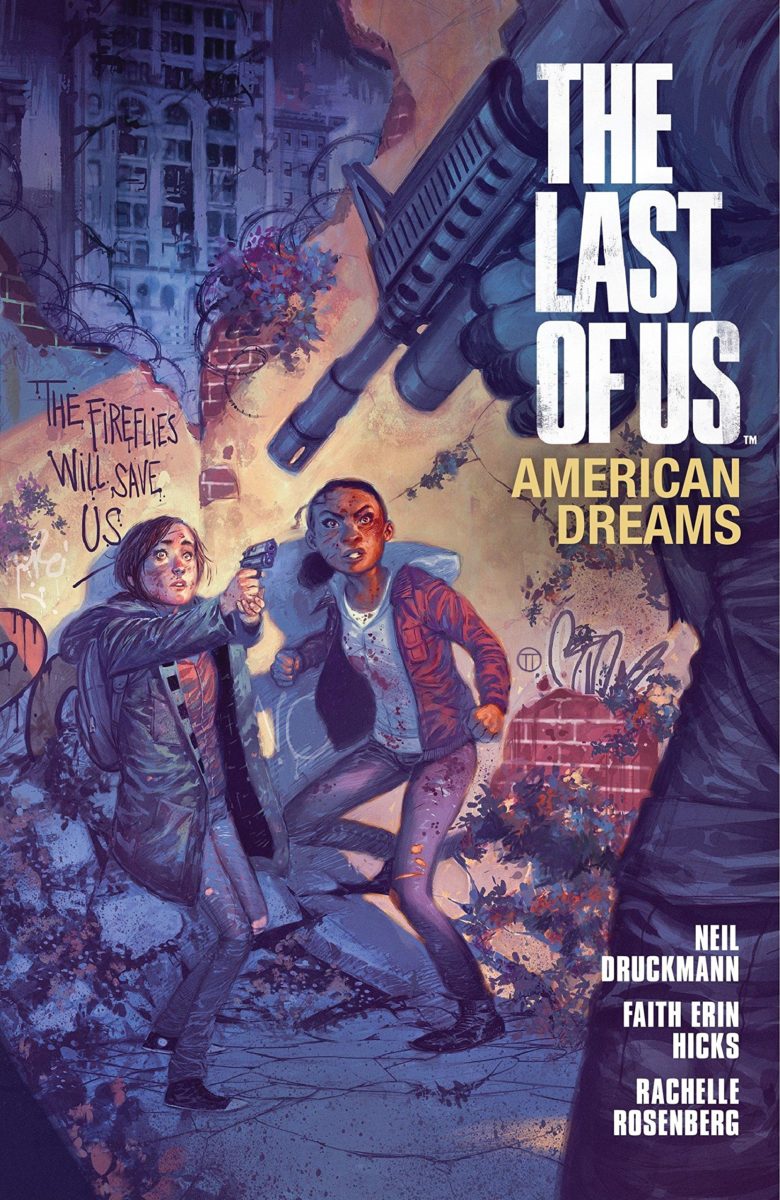 A HQ "The Last of Us: Sonhos Americanos" conta como Ellie foi mordida, além de mostrar como era sua vida na academia militar da Fedra. 