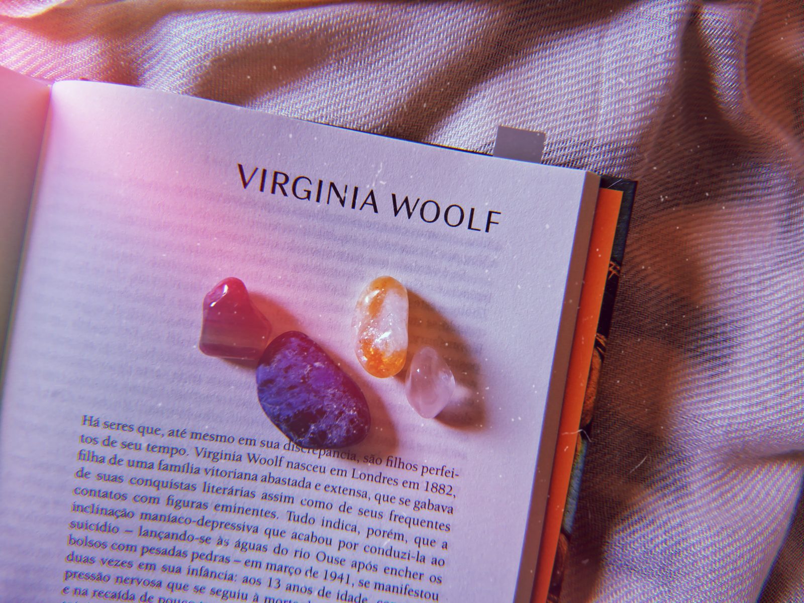 Capítulo sobre Virginia Woolf no livro "Mulheres, Mitos e Deusas", lançado pela Goya.
