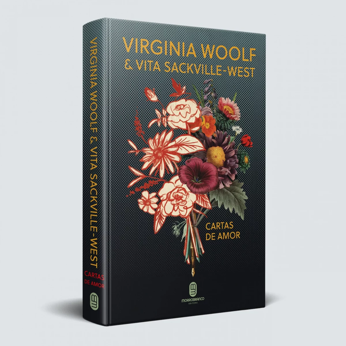 Capa da edição de "Virginia Woolf & Vita Sackville-West: cartas de amor"