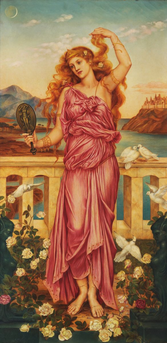 Helena de Troia por Evelyn De Morgan, 1898