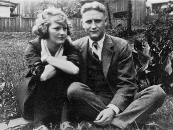 F. Scott Fitzgerald e sua esposa Zelda Fitzgerald