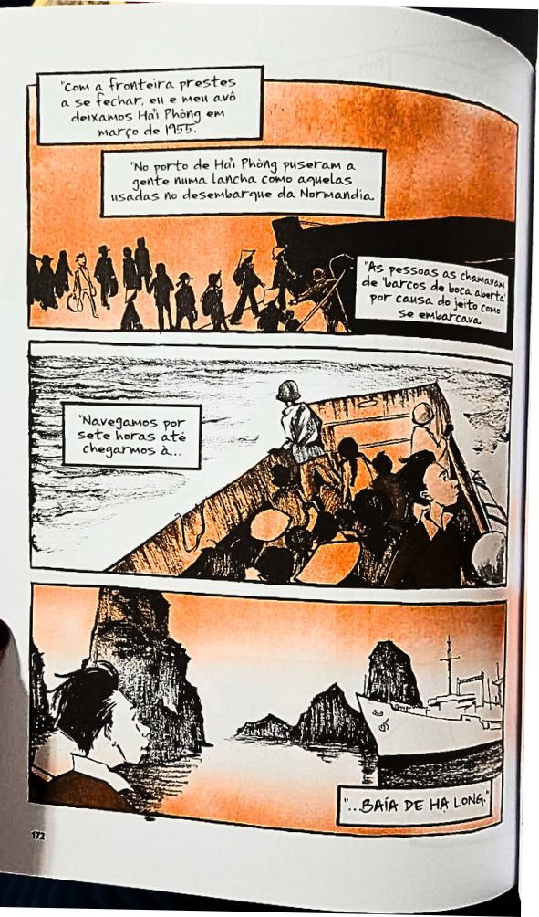 Memórias em Quadrinhos: Trecho do quadrinho de Thi Bui