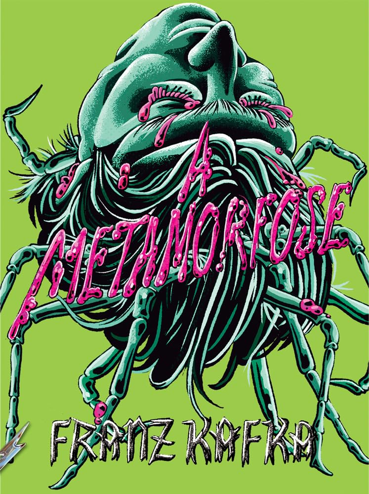 Capa do livro "A Metamorfose", ilustrada por Amanda Miranda para a edição da Antofágica.