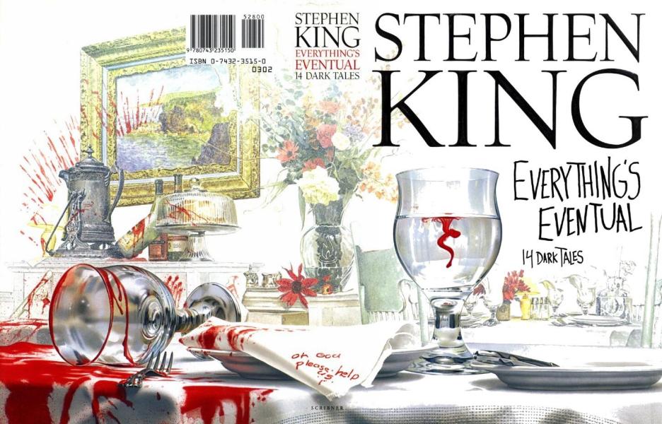 Capa da edição original de "Tudo é eventual" (Everything is eventual), do Stephen King