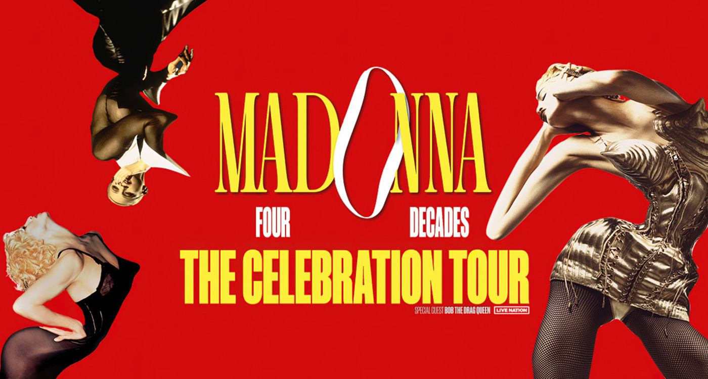 Poster oficial da Celebration Tour