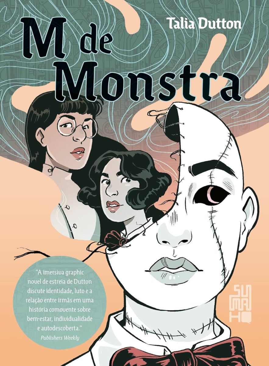 Capa da HQ "M de Monstra", de Talia Dutton. A obra entra na lista dos melhores quadrinhos de 2023.