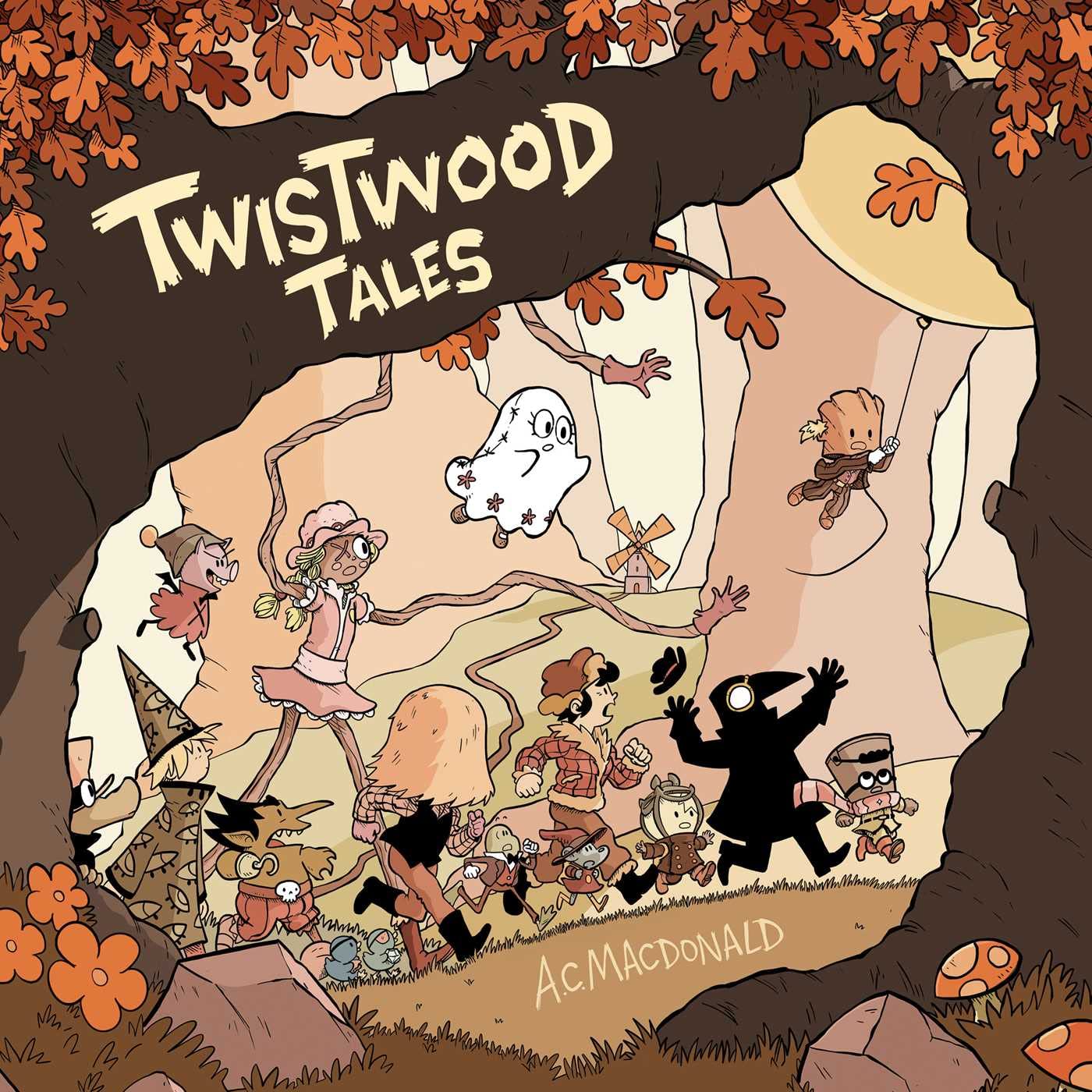 Capa da HQ "Twistwood Tales", de AC Macdonald. A obra entra na lista dos melhores quadrinhos de 2023.