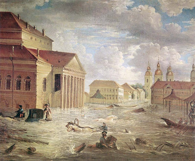 Inundação de Petersburgo em 1824 (Fiódor Alekseiev)