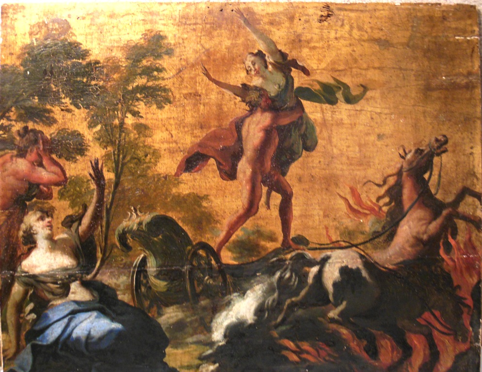 Hades raptando Perséfone. Artista desconhecido 